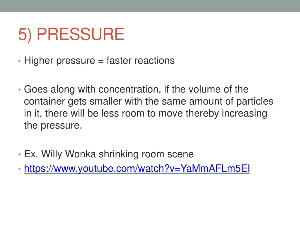 5 pressure