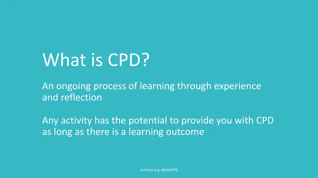 what is cpd