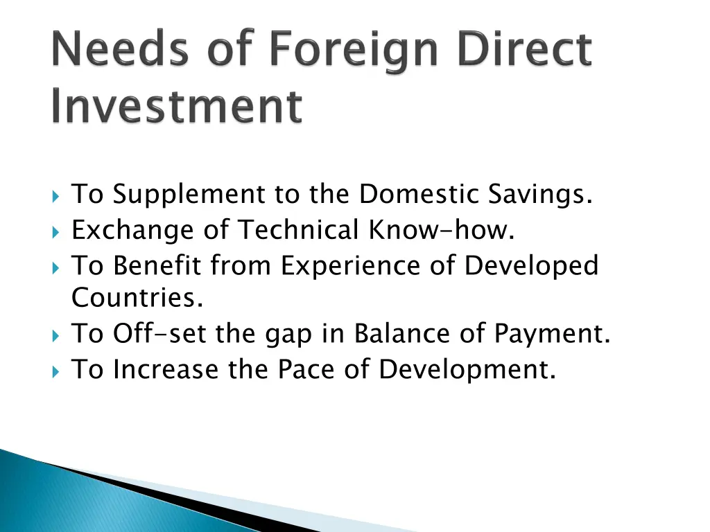 to supplement to the domestic savings exchange