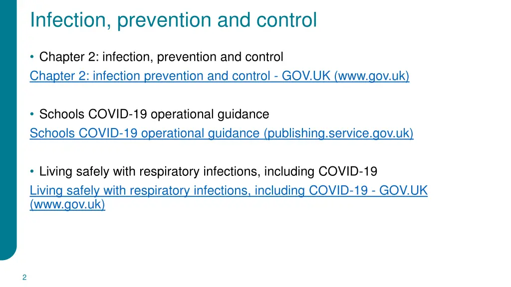 infection prevention and control 1