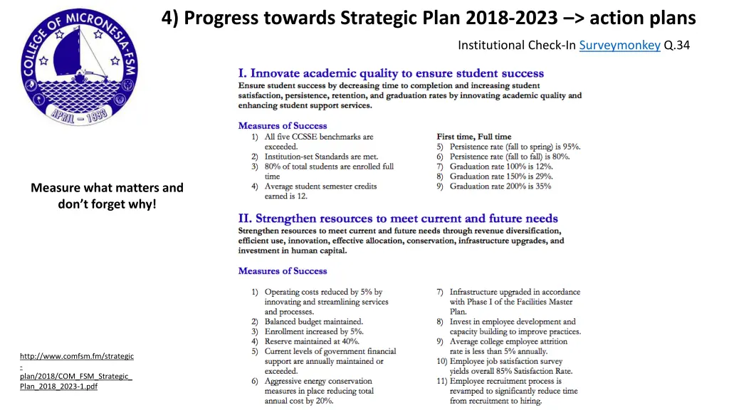 4 progress towards strategic plan 2018 2023 9