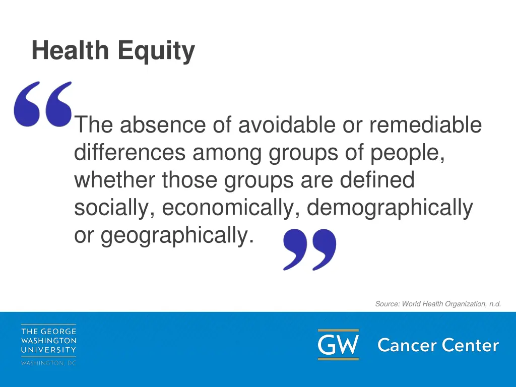 health equity