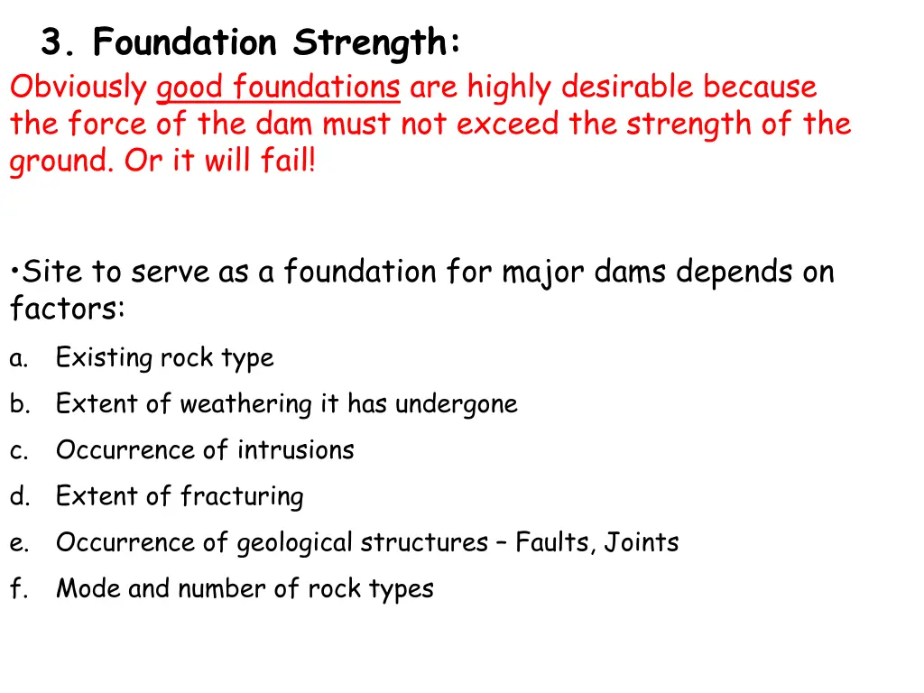 3 foundation strength obviously good foundations