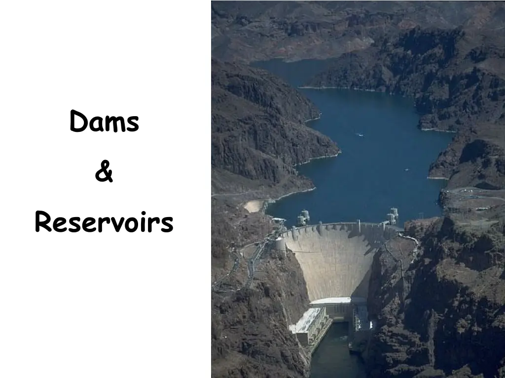 dams reservoirs