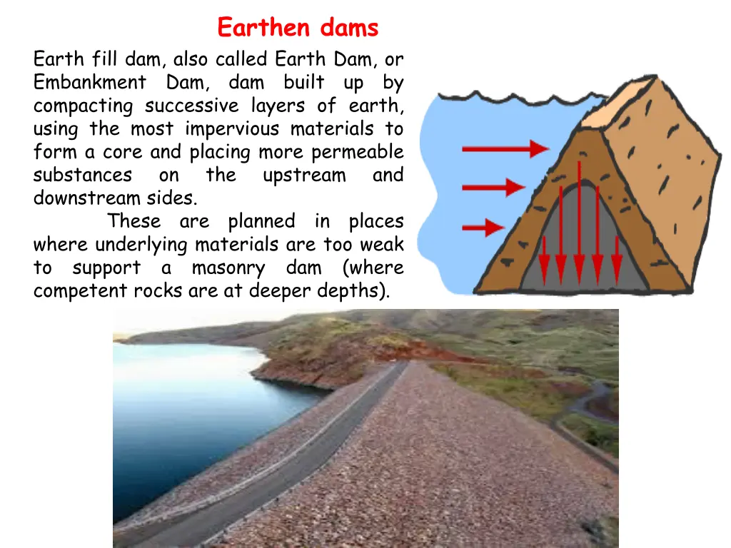 earthen dams