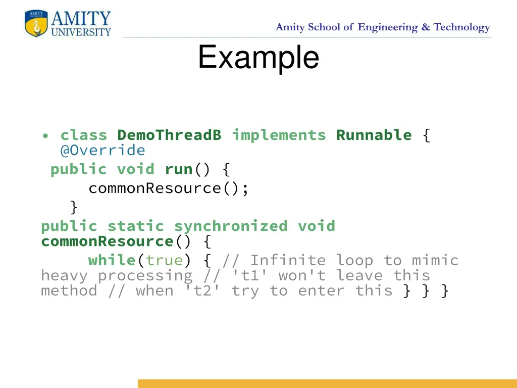 amity school of engineering technology example 3