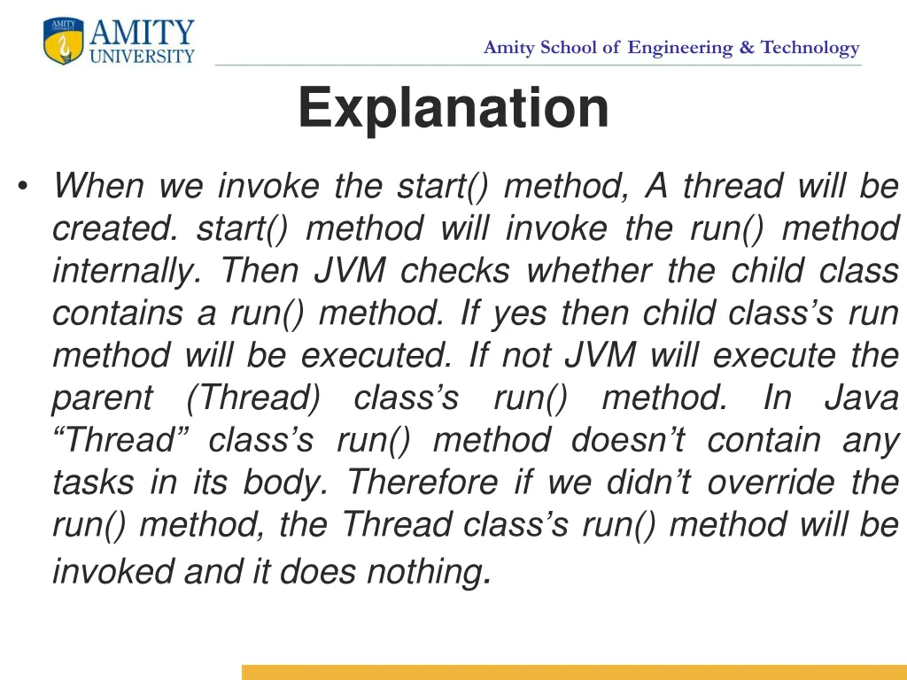 amity school of engineering technology explanation