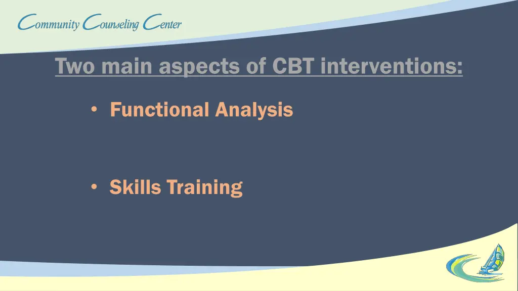 two main aspects of cbt interventions