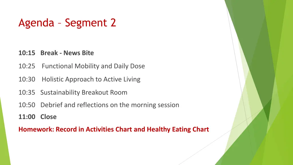 agenda segment 2