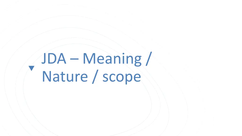 jda meaning nature scope