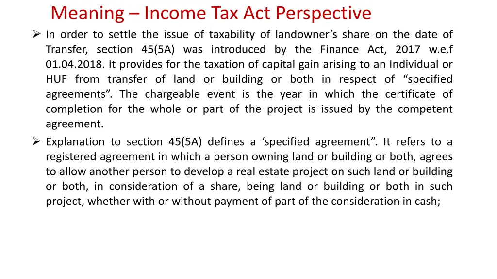 meaning income tax act perspective 1