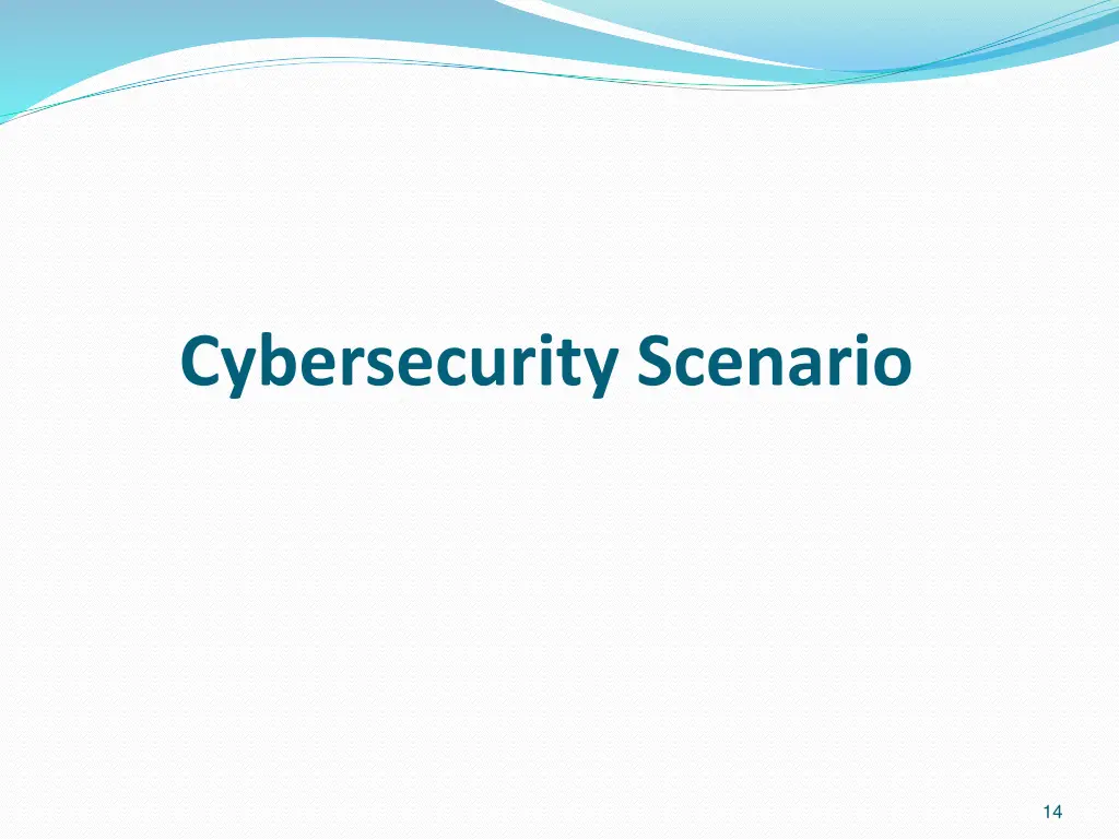 cybersecurity scenario 1