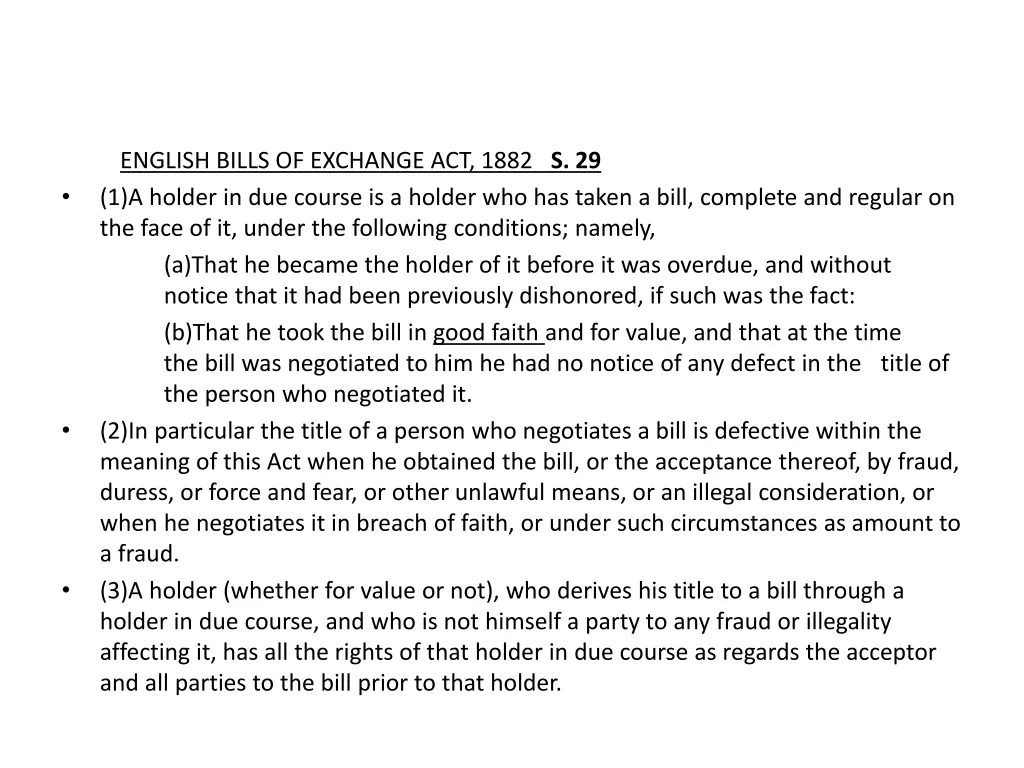 english bills of exchange act 1882