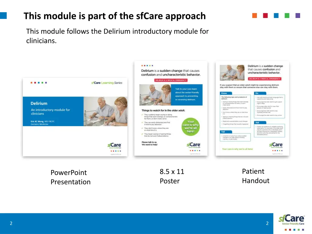 this module is part of the sfcare approach