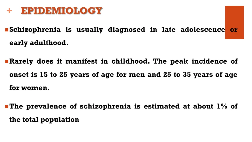 epidemiology