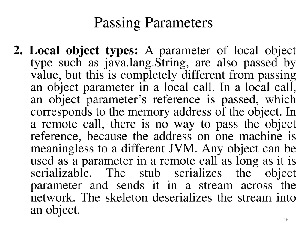 passing parameters 1