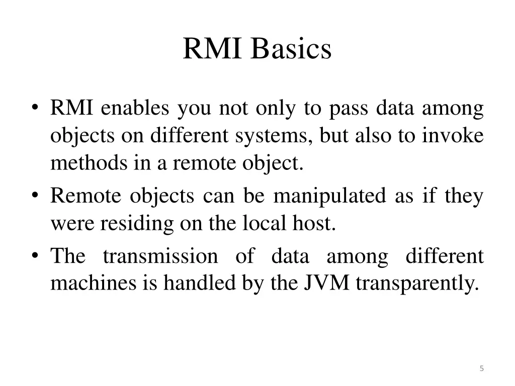 rmi basics 1