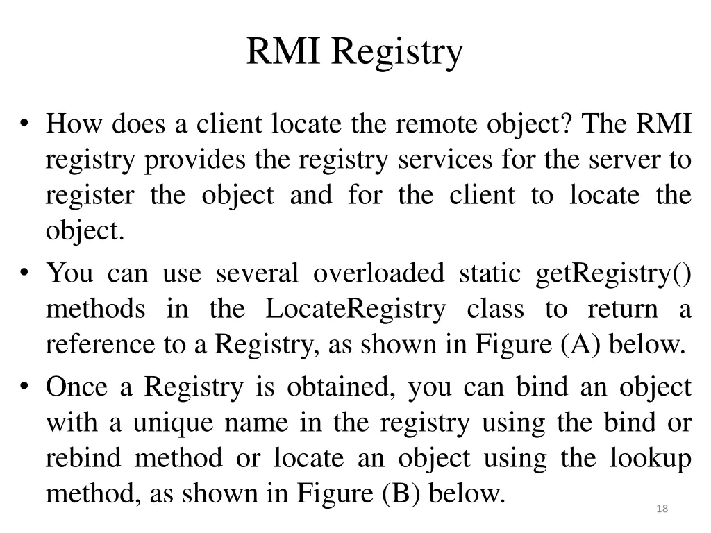 rmi registry