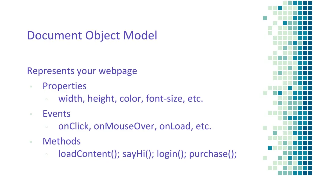 document object model