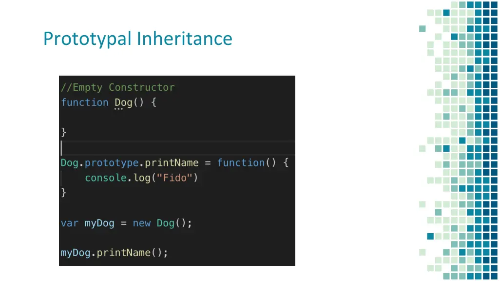 prototypal inheritance