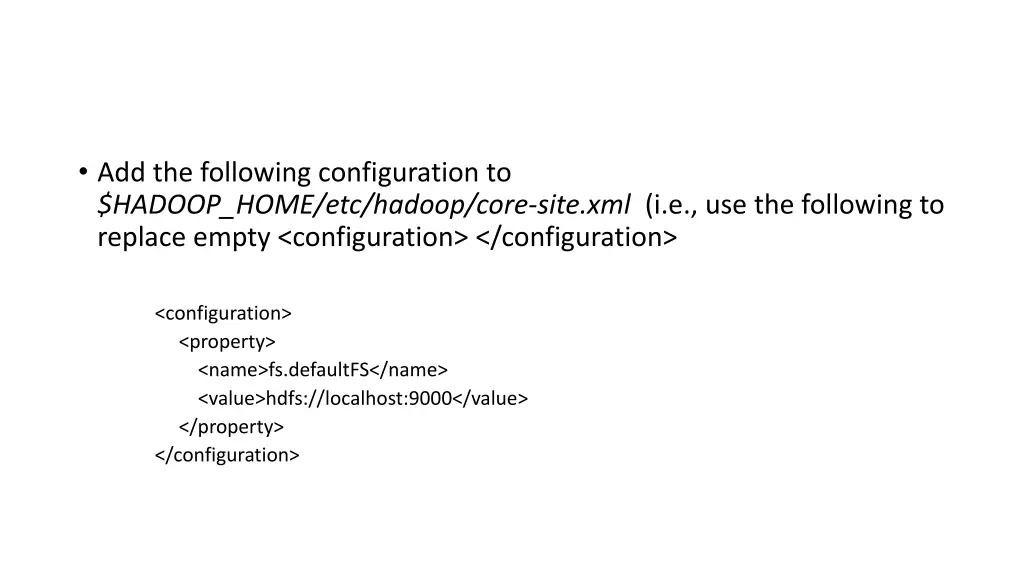 add the following configuration to hadoop home