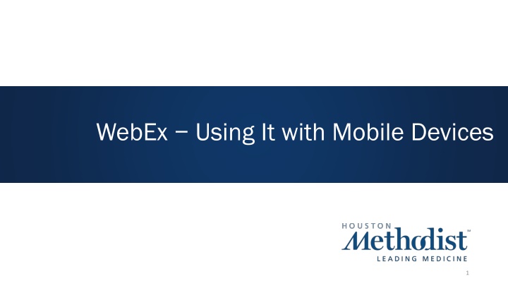 webex using it with mobile devices