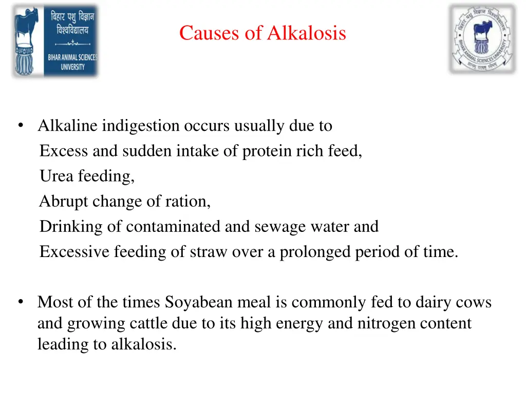 causes of alkalosis 1