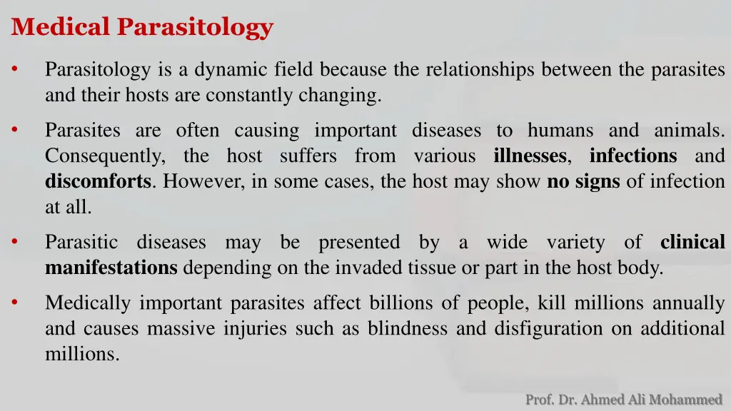 medical parasitology 1