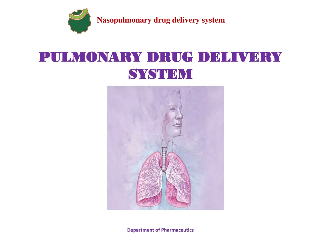 nasopulmonary drug delivery system 11