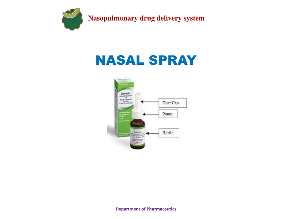 nasopulmonary drug delivery system 17