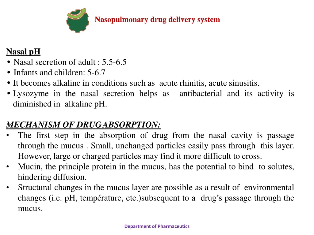 nasopulmonary drug delivery system 6