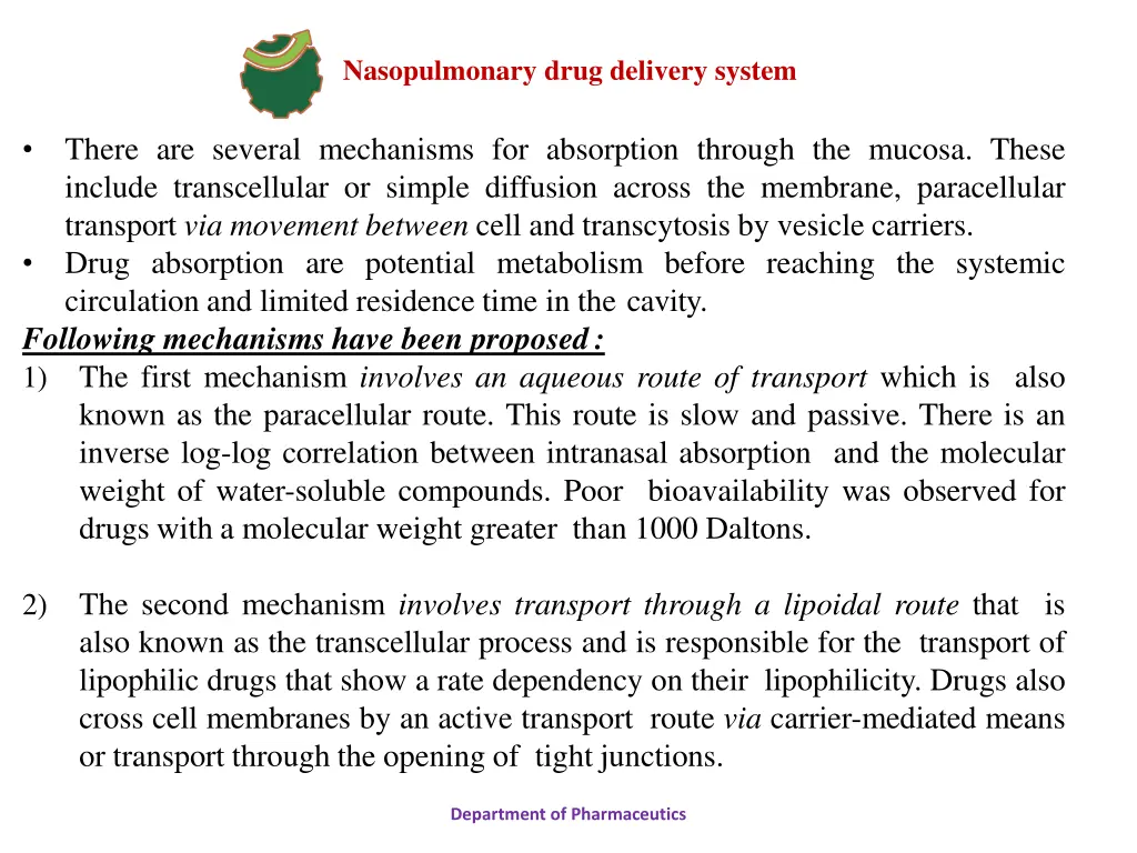 nasopulmonary drug delivery system 7