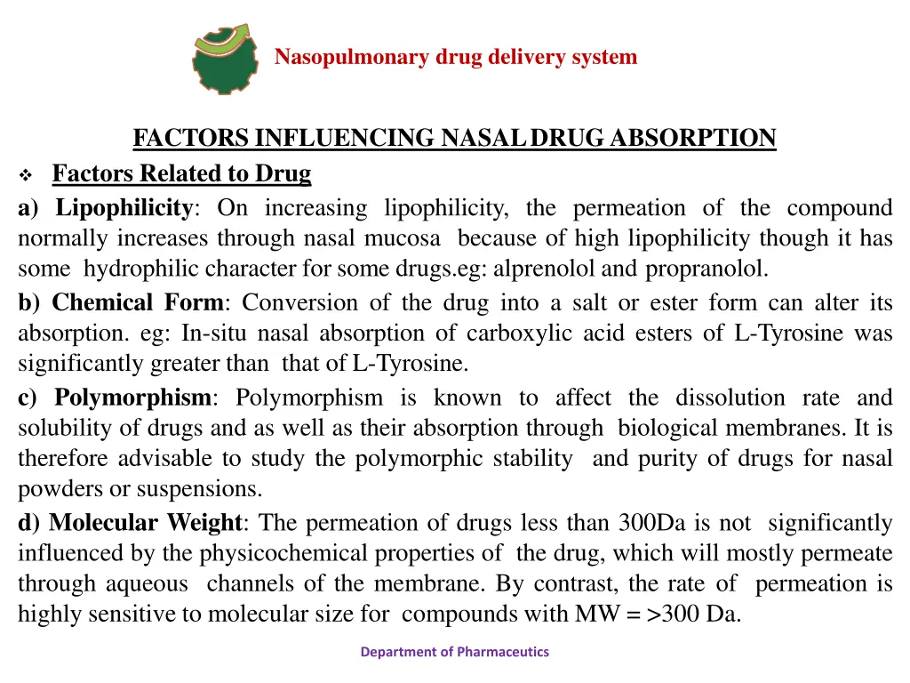 nasopulmonary drug delivery system 8