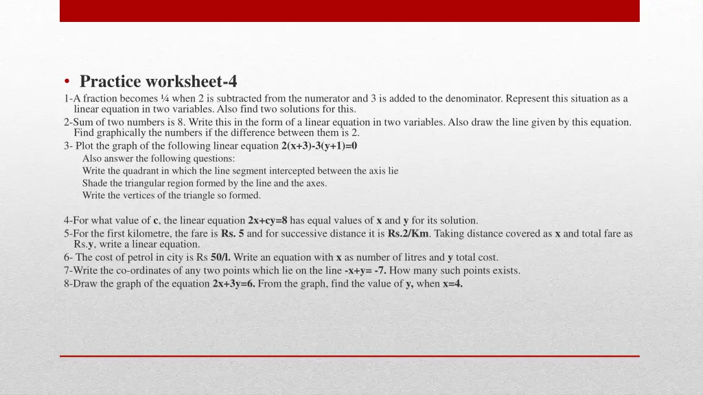 practice worksheet 4 1 a fraction becomes when