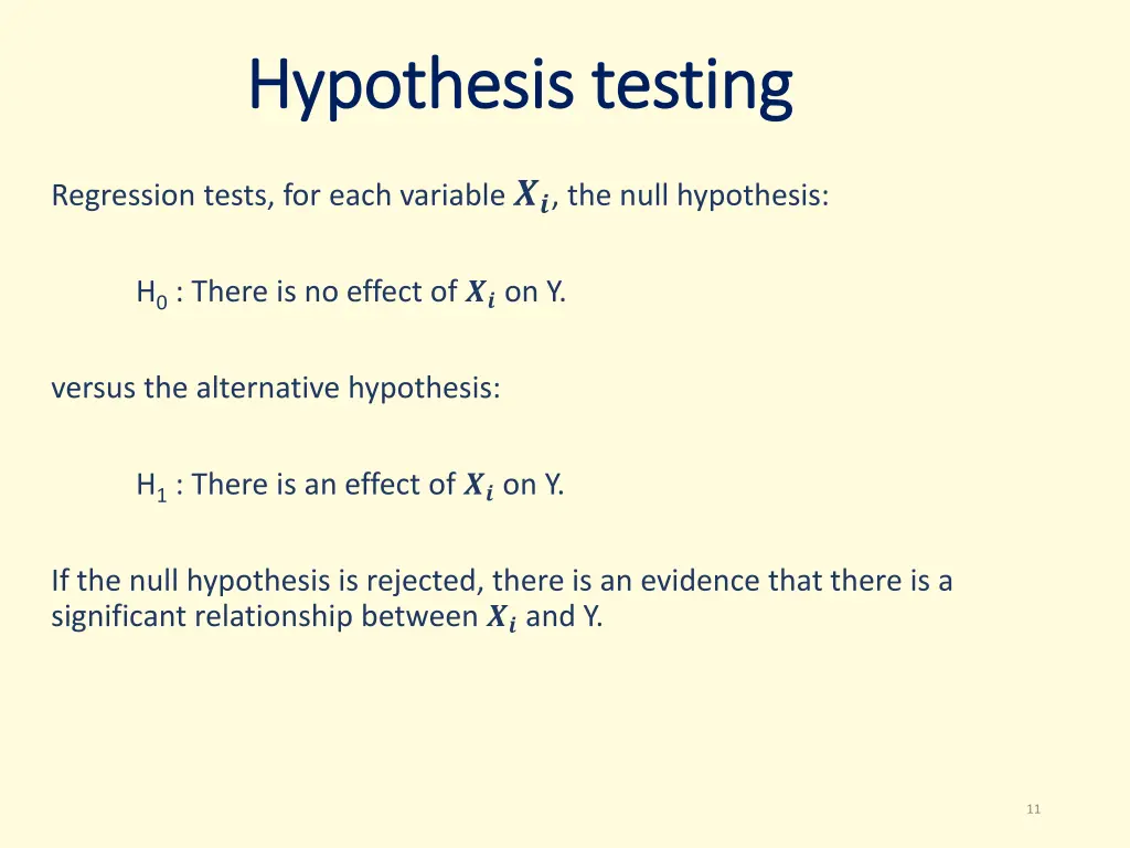 hypothesis testing hypothesis testing