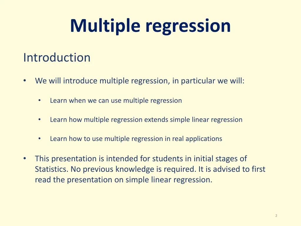 multiple regression 1