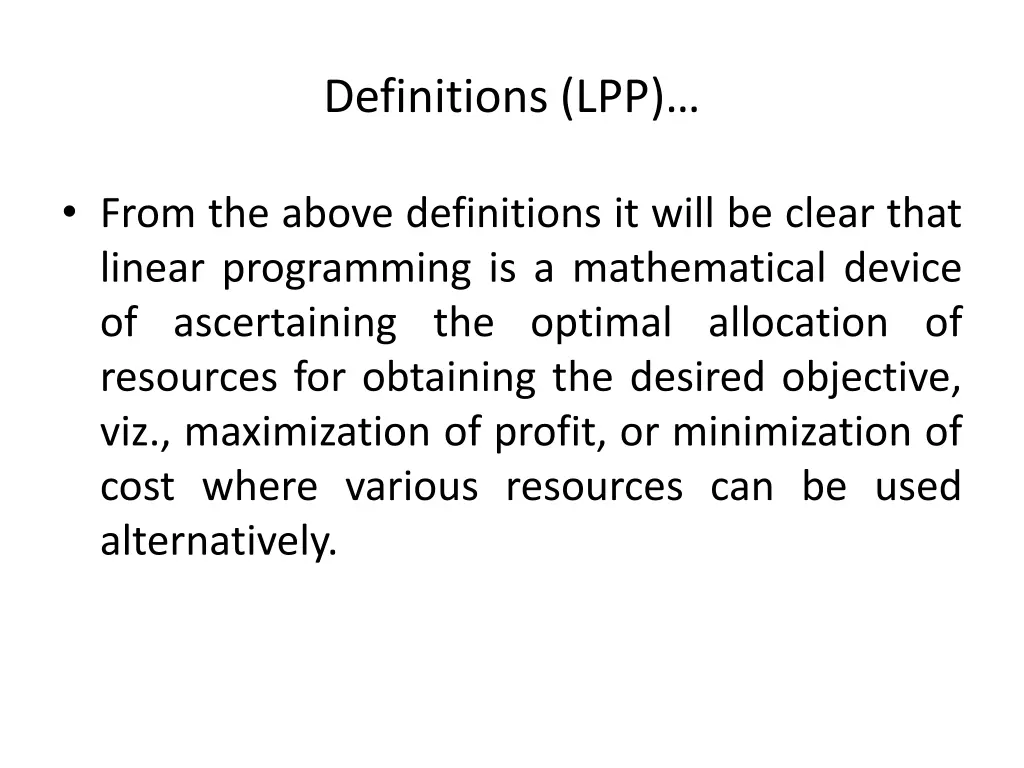 definitions lpp 1