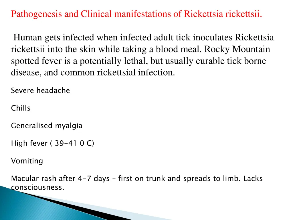 pathogenesis and clinical manifestations