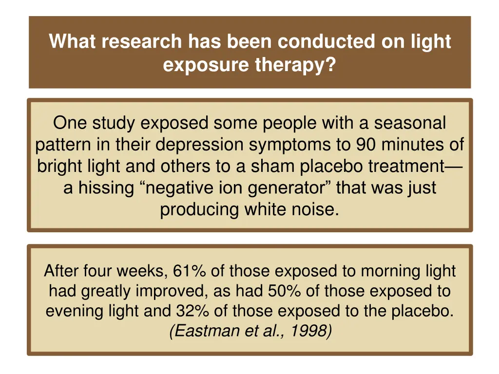 what research has been conducted on light