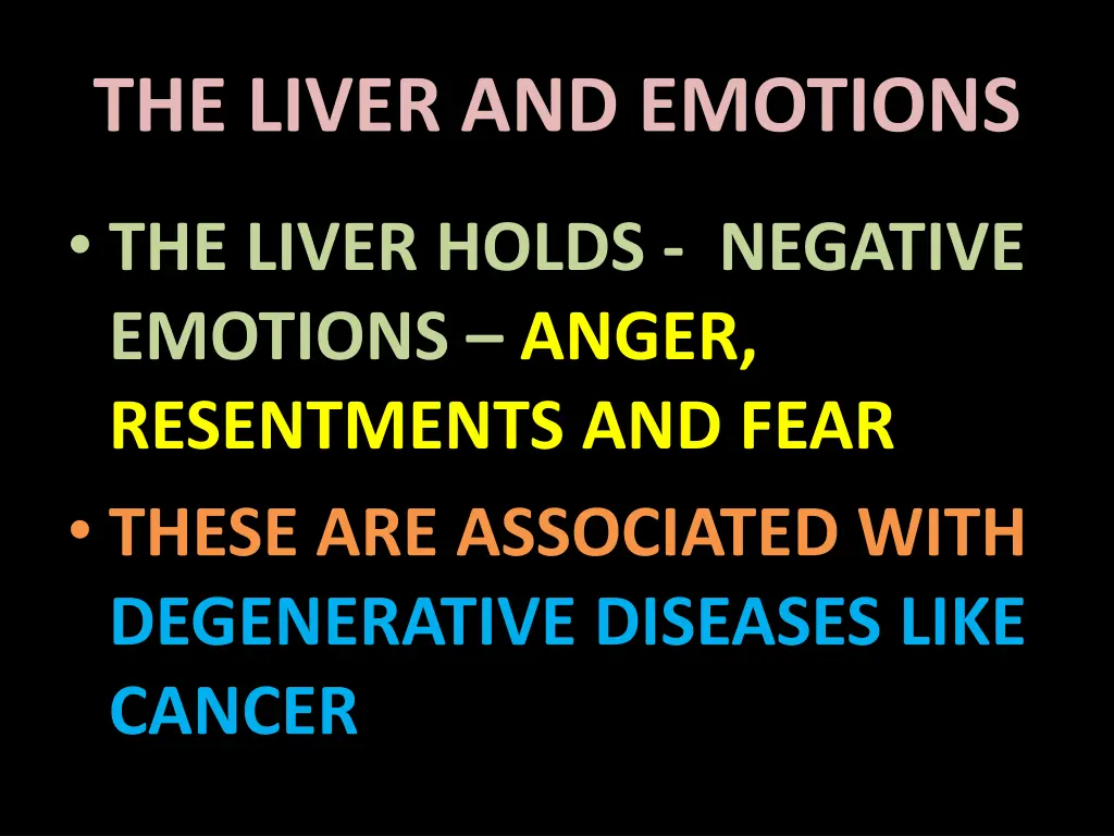 the liver and emotions