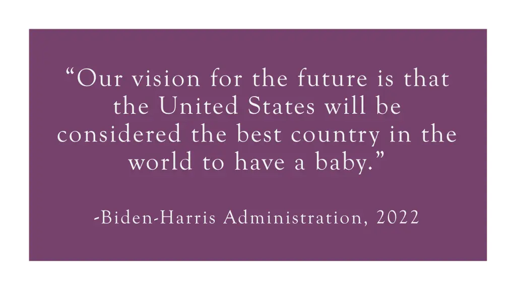 our vision for the future is that the united