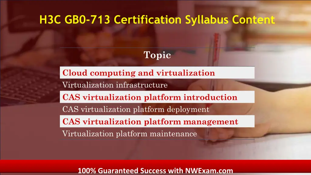 h3c gb0 713 certification syllabus content