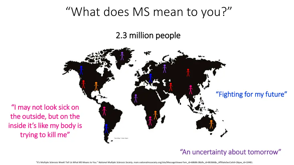 what does ms mean to you