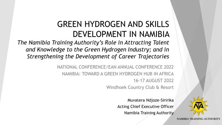 green hydrogen and skills development in namibia