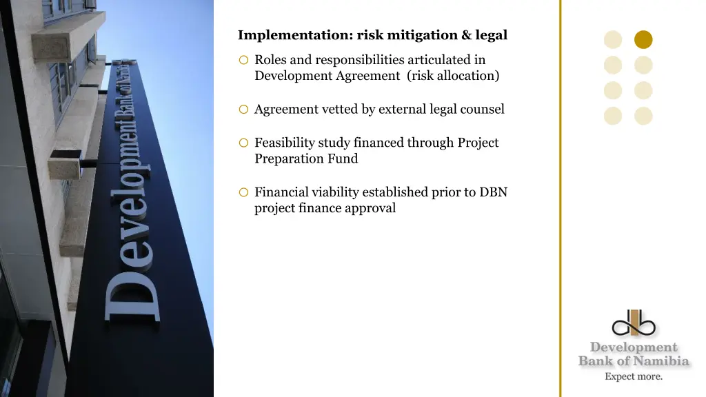 implementation risk mitigation legal o roles