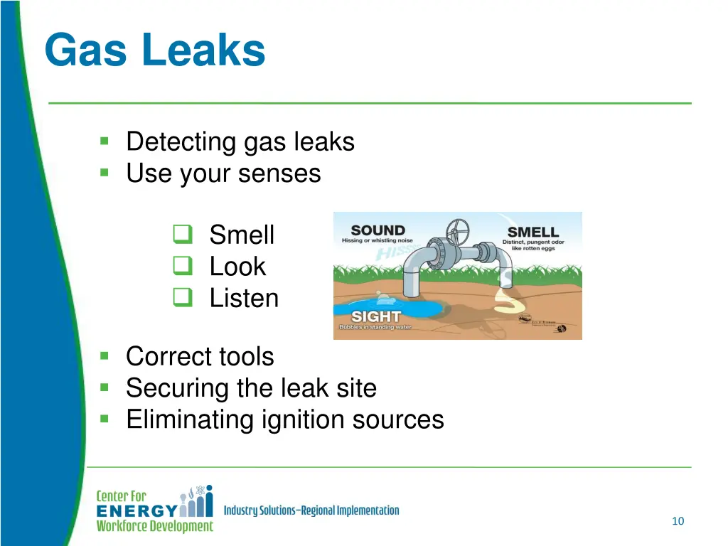 gas leaks