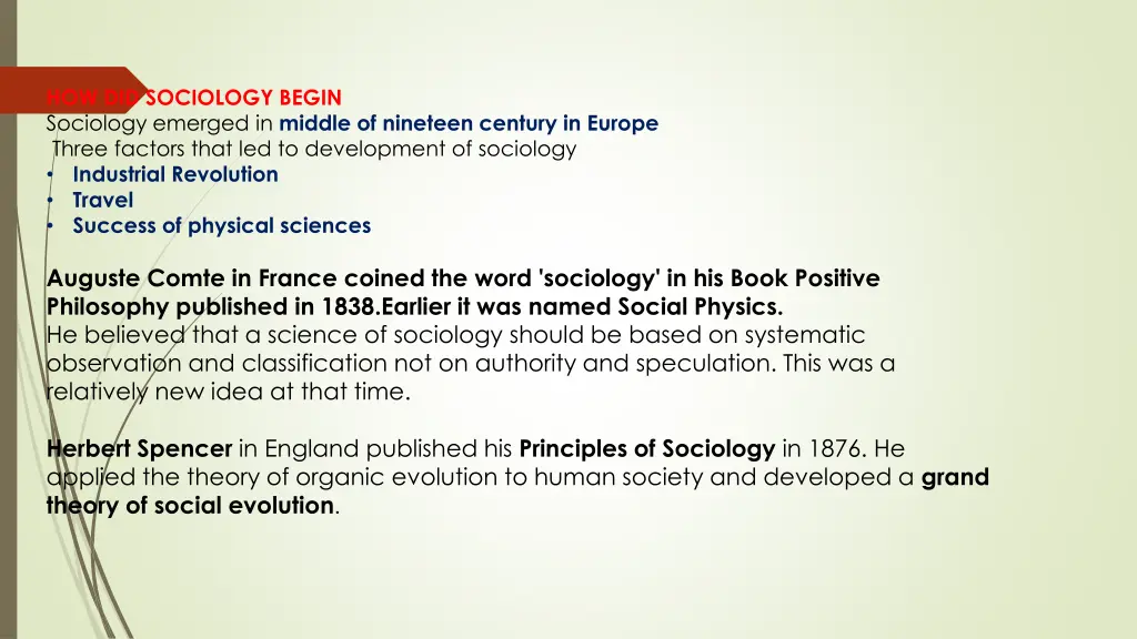 how did sociology begin sociology emerged