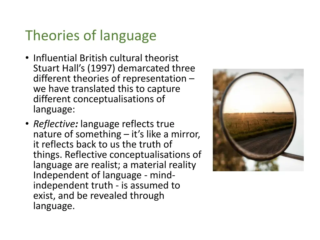 theories of language