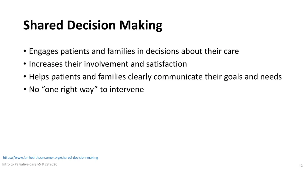 shared decision making