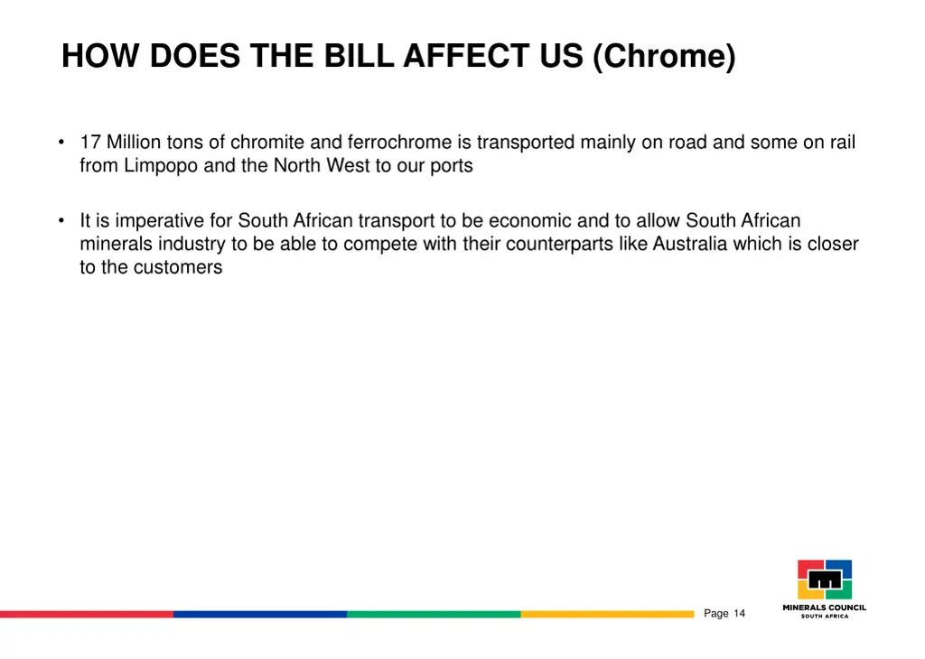 how does the bill affect us chrome